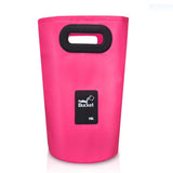 15L Outdoor Portable Folding Sink Pvc Collapsible Bucket - Rose Red