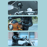 Universal Motorcycle Phone Bracket for Action Cameras - Silver - Extra Image