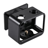 Sony Rx0 Protective Cage with 37mm Lens and Sunshade - Silver - 45-Degree Angle