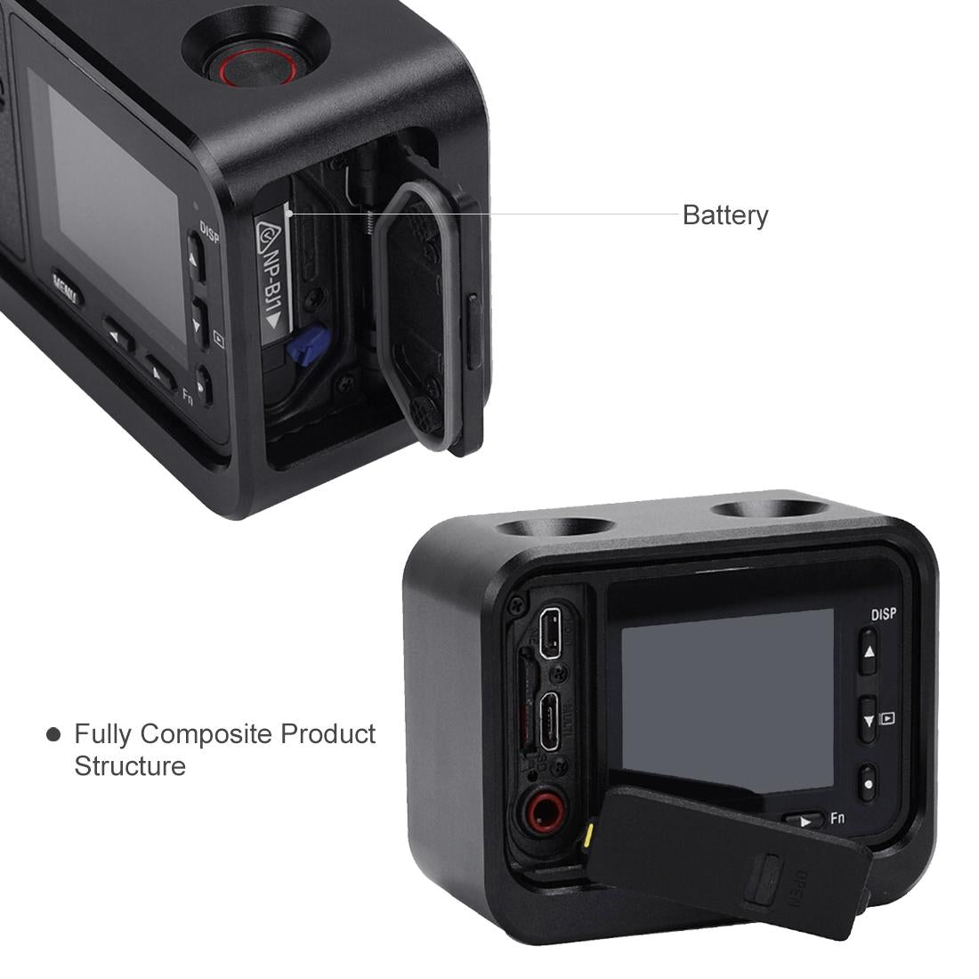 Sony Rx0 Protective Cage with 37mm Lens and Sunshade - Silver