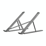 Adjustable Laptop Stand - Portable Folding Height Increase Heat Dissipation - Silver - Extra Image