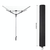 Waterproof Dustproof Cover for Outdoor Drying Rack - 210d Oxford Cloth - Silver