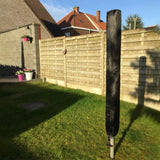 Waterproof Dustproof Cover for Outdoor Drying Rack - 210d Oxford Cloth - Silver - Top-Down View