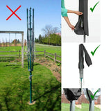 Waterproof Dustproof Cover for Outdoor Drying Rack - 210d Oxford Cloth - Silver - Rear View