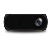 Mini Led Projector For Home Theater - Supports Hdmi Av Sd Usb - 320X240 Resolution - Silver - Front View