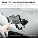 Universal Suction Cup Phone Holder for Action Cameras - Top-Down View