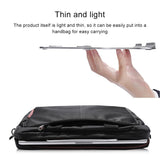 Portable Aluminum Laptop Stand - Simple & Stylish - Silver - Rear View