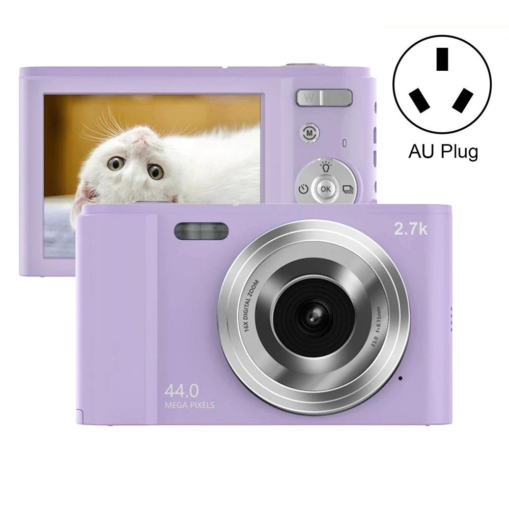 2.7k Full Hd 44mp 16x Zoom 2.88 Digital Camera for Kids - Silver