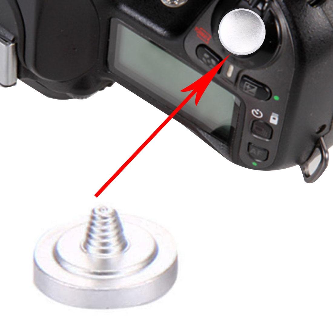 Metal Camera Shutter Release Button - Universal - 11Mm Diameter 2Mm Thickness - Silver