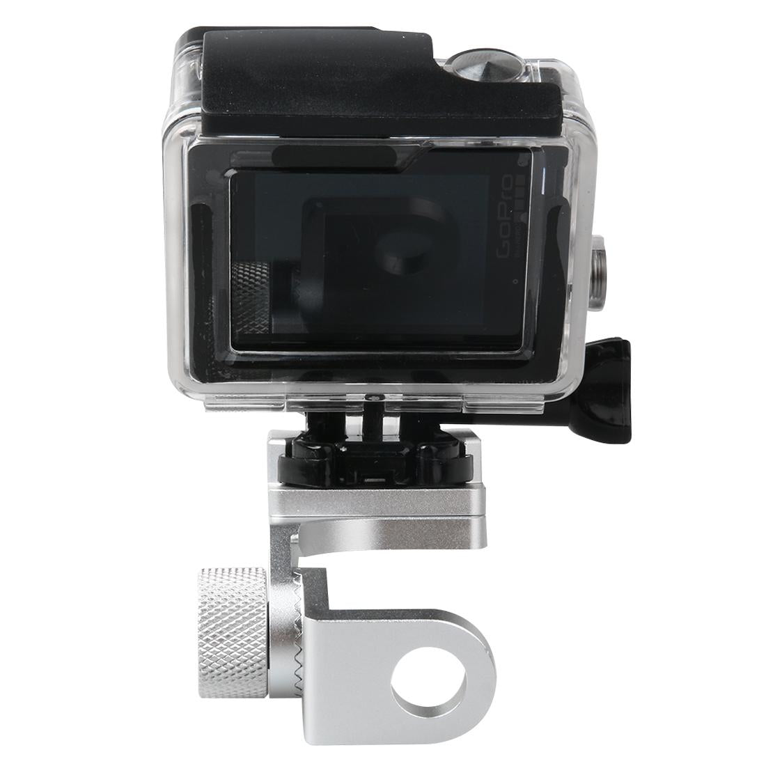 Universal Rearview Mirror Mount for Action Cameras - Silver