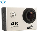 170 Degree Wide Angle Wifi Action Camera with Waterproof Case - Supports 64gb Micro Sd - Silver