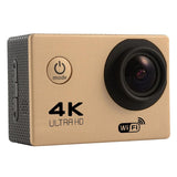 170 Degree Wide Angle Wifi Action Camera with Waterproof Case - Supports 64gb Micro Sd - Silver
