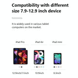 Foldable Rotating Laptop / Tablet Stand - Aluminum Alloy - Silver - Close-Up Angle