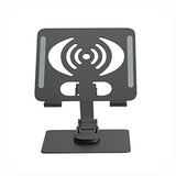 Foldable Rotating Laptop / Tablet Stand - Aluminum Alloy - Silver