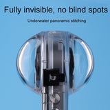 Waterproof Insta360 X3 Camera Diving Case for Underwater Photography - Close-Up Angle