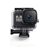 Waterproof Housing for Gopro Hero8 with Mount Filters Strap and Anti-fog Inserts - Front View