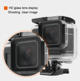 Waterproof Housing for Gopro Hero 6 / 5 with Touch Screen Back Cover - 45m - Rear View