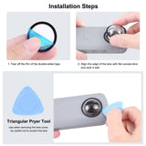 Ricoh Theta Sc2 / s / v Lens Guard Protective Cover Kit - Rear View