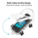 Waterproof Dive Case for Insta360 X3 - 50m Depth - 45-Degree Angle
