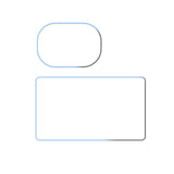 2-pack Tempered Glass Lens Protector for Dji Pocket 3 - Side View