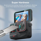 Tempered Glass Film for Rear and Front Screen - 3 in 1 - Rear View