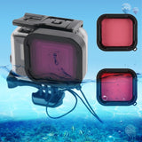 Waterproof Housing Case for Gopro Hero6 / 5 with Touch Screen Back Cover - 45m - Front View