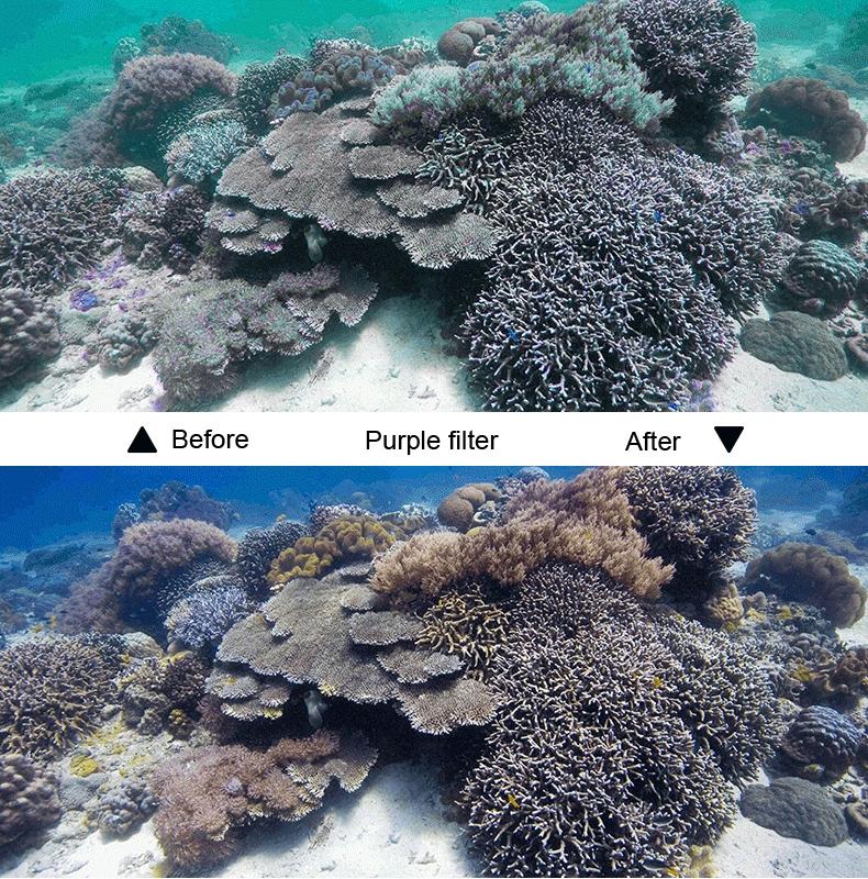 Waterproof Housing Case for Gopro Hero6 / 5 with Touch Screen Back Cover - 45m