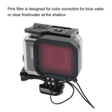 Waterproof Housing Case for Gopro Hero6 / 5 with Touch Screen Back Cover - 45m