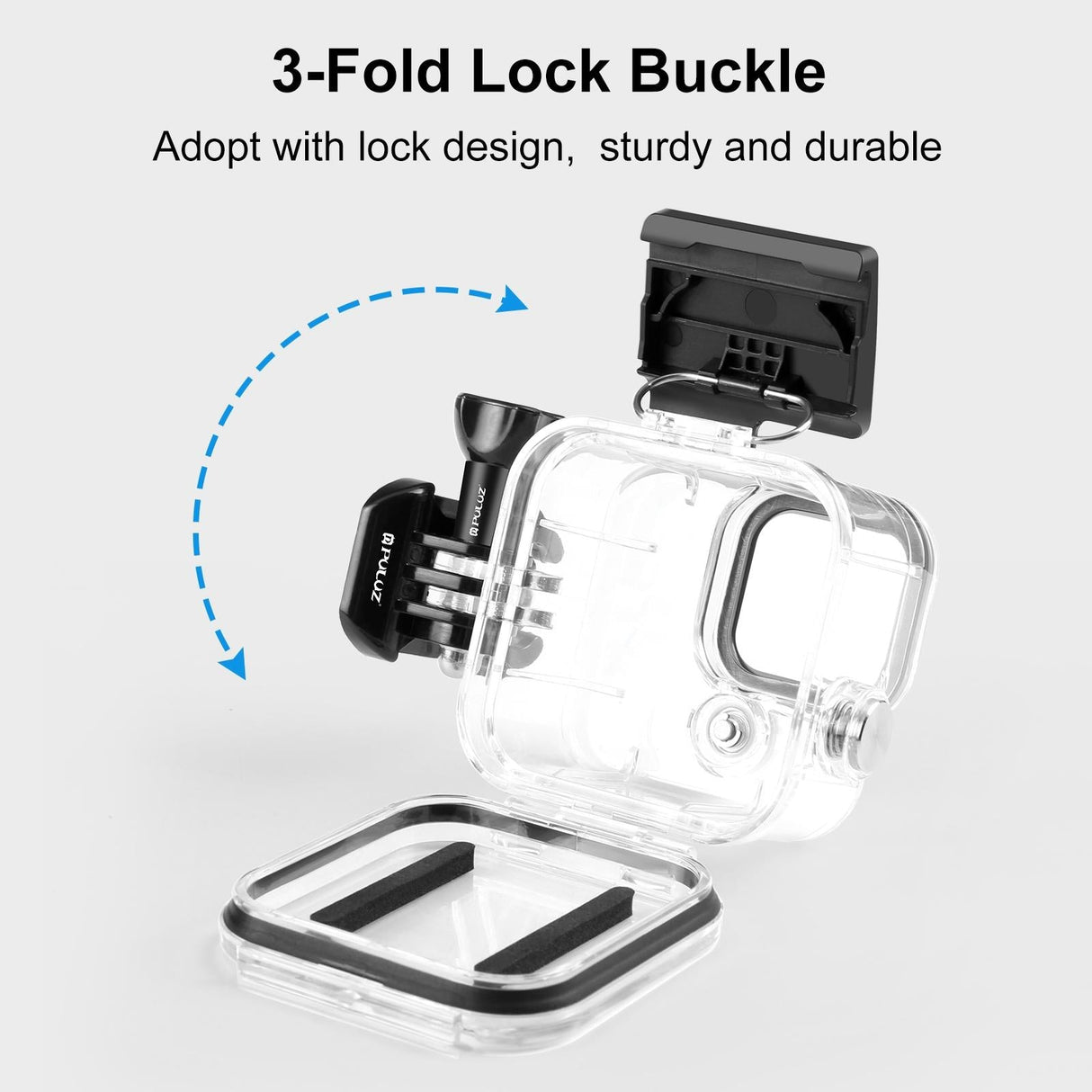 Waterproof Housing Case with Mount and Screw - 40m