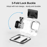 Waterproof Housing Case with Mount and Screw - 40m - 45-Degree Angle