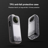 Clear Tpu Protective Case for Insta360 X3 - Full Body - Top-Down View