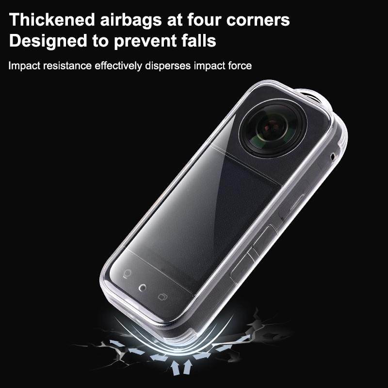 Clear Tpu Protective Case for Insta360 X3 - Full Body