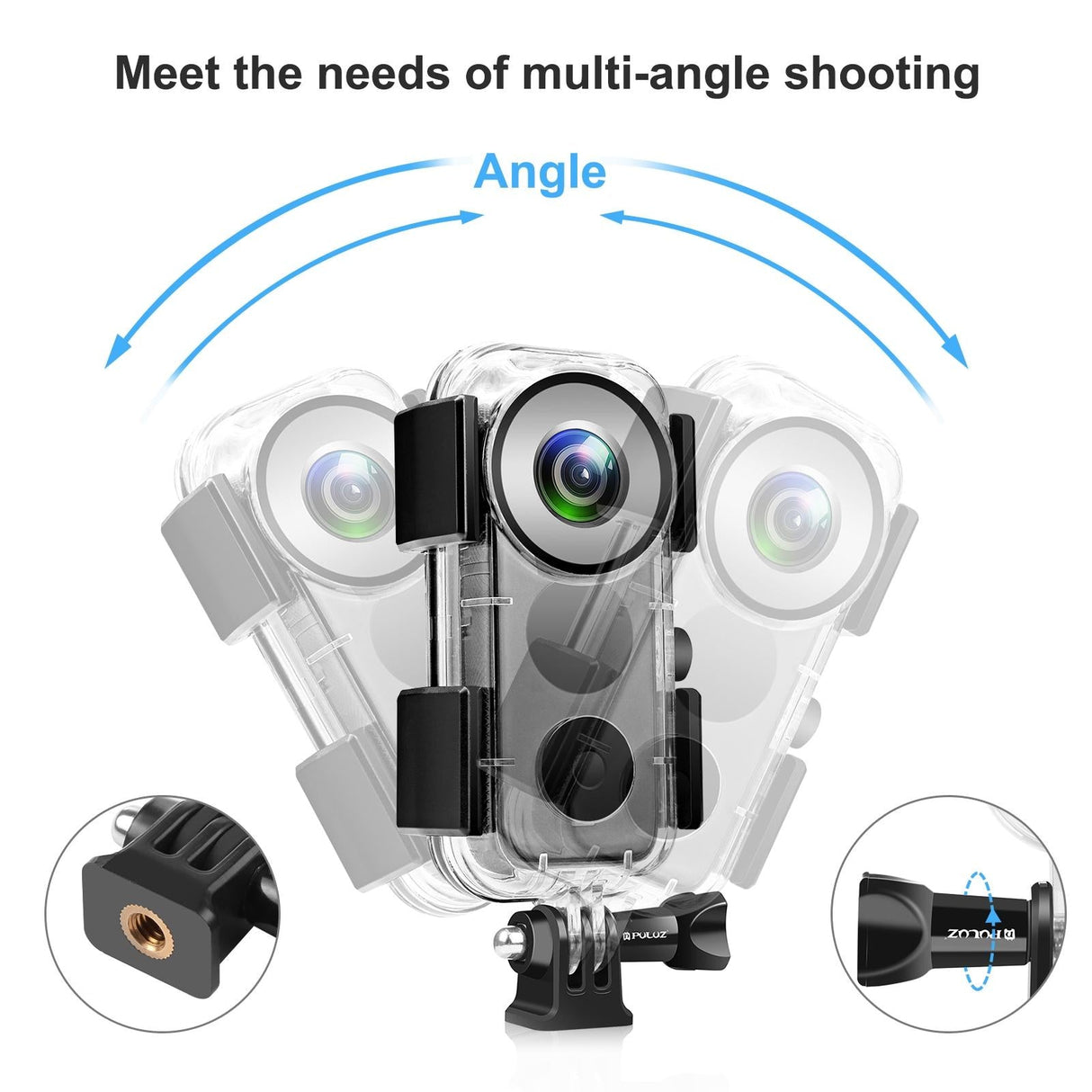 Waterproof Housing for Insta360 one X2 - 30m Depth