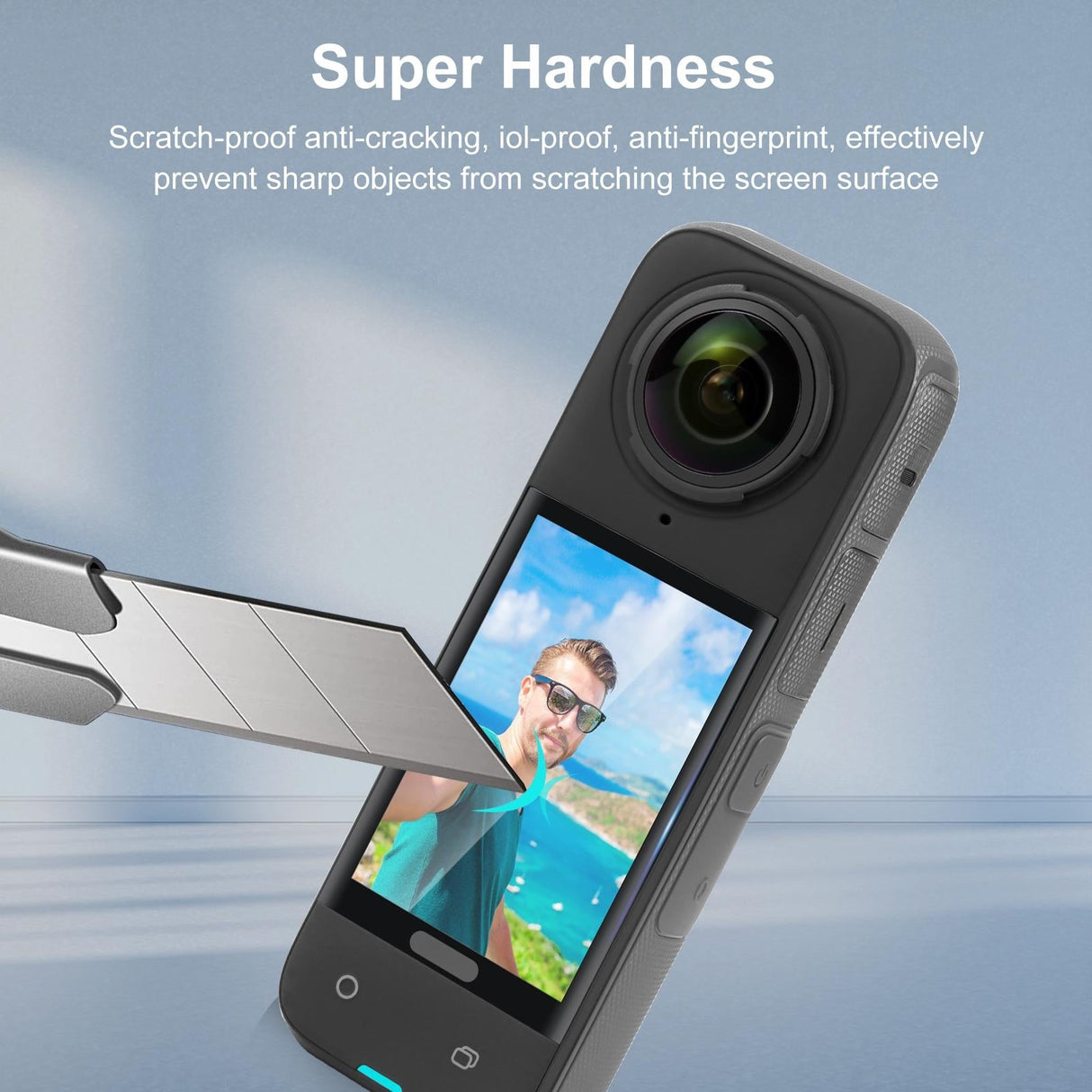 Curved Hd Tempered Glass Screen Protector for Insta360 X4 - 9h 2.5d