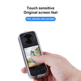 Clear Tpu Protective Case for Insta360 X3 - Low Angle