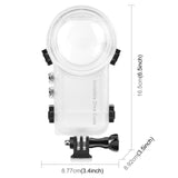 Waterproof Sealed for Insta360 X4 - 50m Depth - Side View
