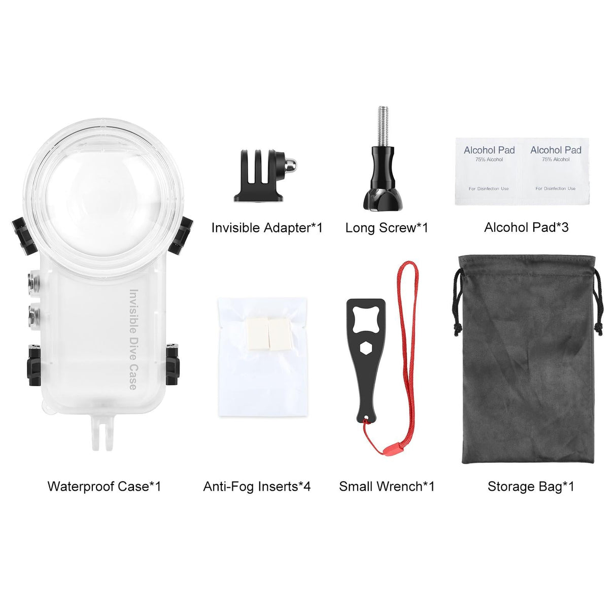 Waterproof Sealed for Insta360 X4 - 50m Depth
