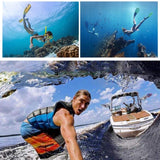 Waterproof Housing for Gopro Hero8 with Mount and Screw - Low Angle