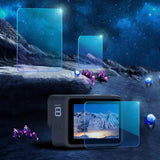 Tempe Glass Film for Gopro Hero8 Lens and Display - Clear - Side View