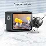 Tempe Glass Film for Gopro Hero8 Lens and Display - Clear - 45-Degree Angle
