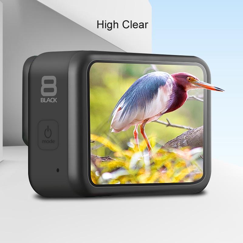Tempe Glass Film for Gopro Hero8 Lens and Display - Clear