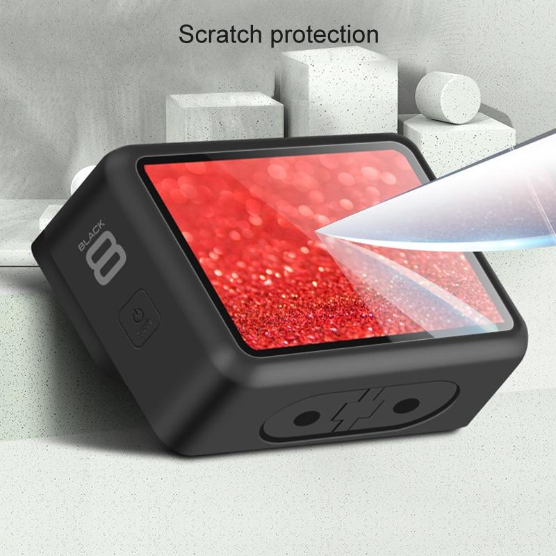 Tempe Glass Film for Gopro Hero8 Lens and Display - Clear