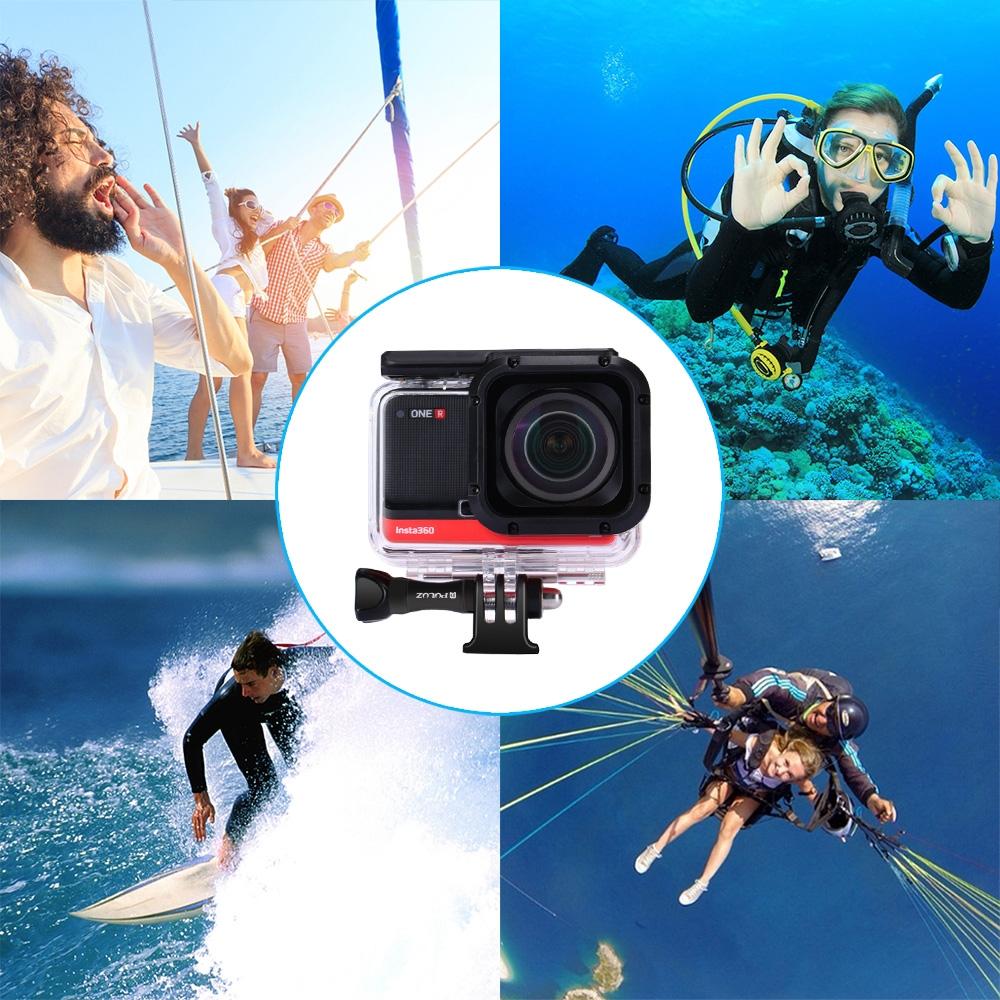 60m Waterproof Diving Case for Insta360 one r 1.0 Inch Edition