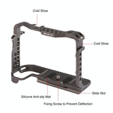 Video Camera Cage Stabilizer - Handleless Bronze for Canon Eos R5 / R6 - 45-Degree Angle