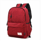 Multi-function Canvas Laptop Backpack - Fits 15.6 Macbook Samsung Sony Dell Alienware Chuwi Asus Hp - 42x29x13cm - Baby Blue