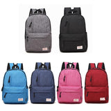 Multi-function Canvas Laptop Backpack - Fits 15.6 Macbook Samsung Sony Dell Alienware Chuwi Asus Hp - 42x29x13cm - Baby Blue - Extra Image