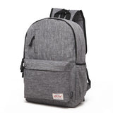 Multi-function Canvas Laptop Backpack - Fits 15.6 Macbook Samsung Sony Dell Alienware Chuwi Asus Hp - 42x29x13cm - Baby Blue
