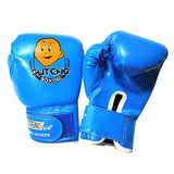 Children'S Cartoon Boxing Gloves - Pu Leather - Cartoon White + Baby Blue - Extra Image