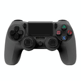Wireless Bluetooth Game Controller for Ps4 with Dual Vibration and Light Strip - Green Eye Skull - Front View