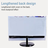 32 Inch Dust-proof Cover for Desktop Computer Lcd Monitor - Little Yellow Duck - 45-Degree Angle